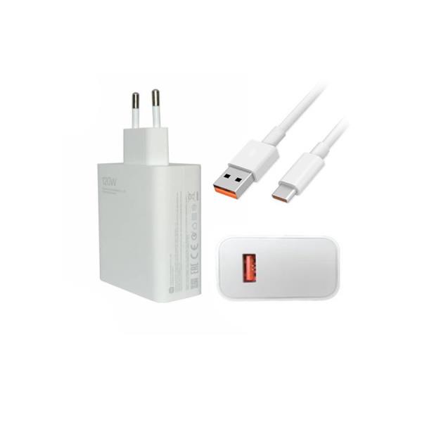 شارژر اصلی 120 واتی شیائومی مدل mdy-13-ee به همراه کابل  سوپر فست